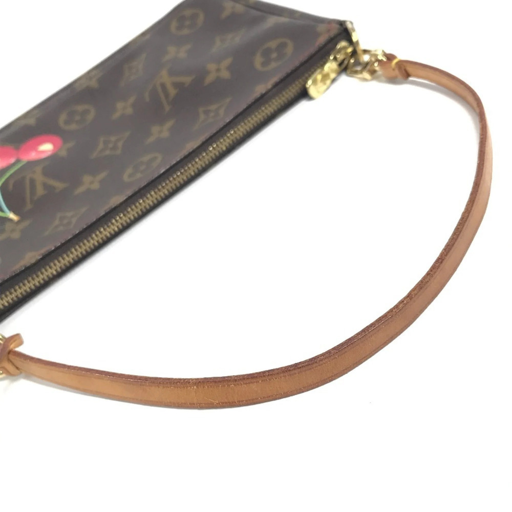 LOUIS VUITTON Brown Monogram Canvas Pochette Mini Bag - Picture 8 of 11